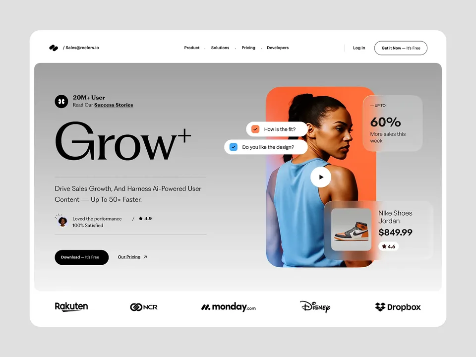 Sitio de Landing page de ventas